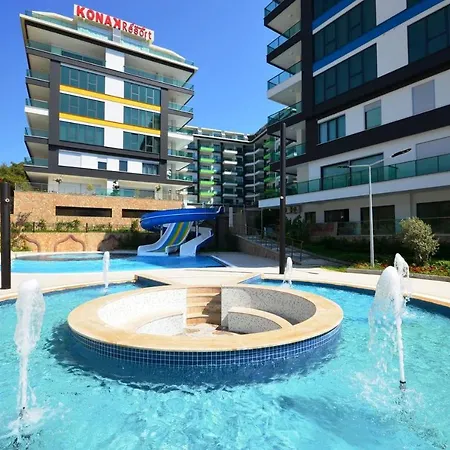 Апартаменты Konak Seaside 2+1 Luxury Махмутлар