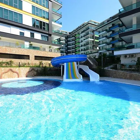 Konak Seaside 2+1 Luxury Апартаменты Махмутлар